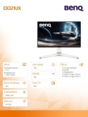 Monitor 32 cale EX321UX 4K LED 1ms/IPS/144Hz/Gaming Benq