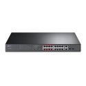 Przełącznik SL1218MP 16xFE PoE+ 2x1Gb 2xSFP TP-LINK