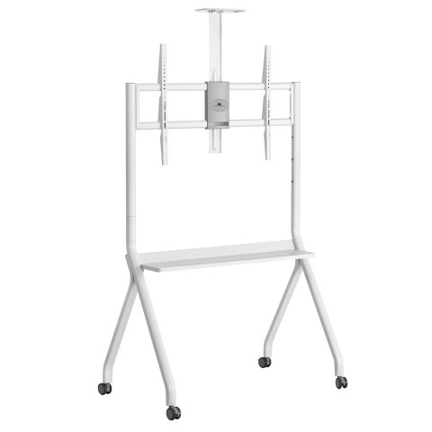 MACLEAN STAND / WÓZEK DO TV, PÓŁKA NA KAMERĘ, NA KÓŁKACH, 55-100", MAX. OBCIĄŻENIE 120KG/10KG PÓŁKA, MAX. VESA 900X600 MC-114
