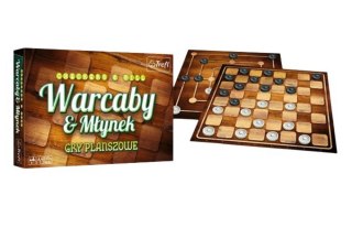 Gra planszowa Warcaby i Młynek Trefl 01681