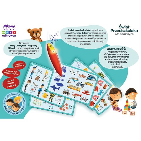 Gra edukacyjna Świat przedszkolaka Magiczny ołówek Trefl 02112