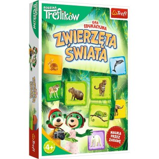 Trefl Gry Zwierzęta świata - Rodzina Treflików 02337