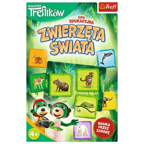 Trefl Gry Zwierzęta świata - Rodzina Treflików 02337