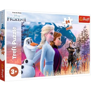 Puzzle - 24 Maxi - Magiczna wyprawa - Kraina Lodu II - Trefl 14298