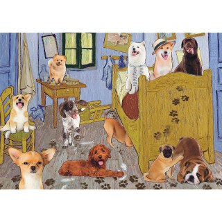 Puzzle - 500 - Pokój van Gogha - Psia Rewolucja - Trefl 37539