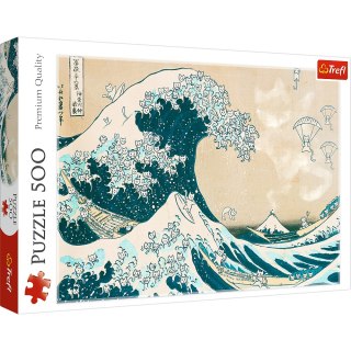 Puzzle - 500 - Wielka kocia fala - Trefl 37537