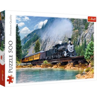 Puzzle - 500 - Górski pociąg - Trefl 37379