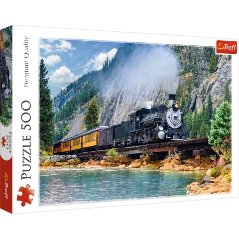 Puzzle - 500 - Górski pociąg - Trefl 37379