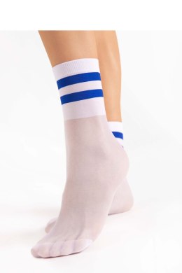 Skarpetki Model Dash 20 Den Blue/White - Fiore