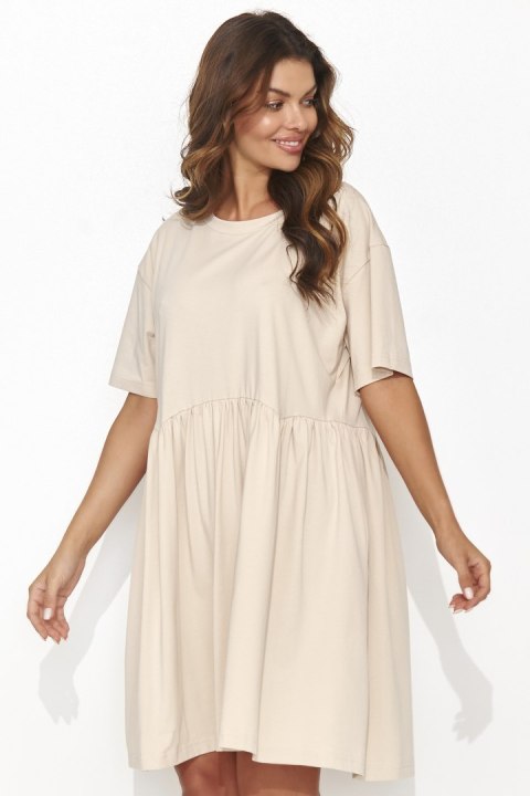 Sukienka Model NU470 Light Beige - Numinou Sukienka Model NU470 Light Beige - Numinou
