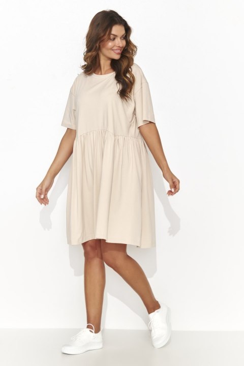 Sukienka Model NU470 Light Beige - Numinou Sukienka Model NU470 Light Beige - Numinou