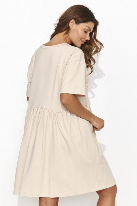 Sukienka Model NU470 Light Beige - Numinou Sukienka Model NU470 Light Beige - Numinou