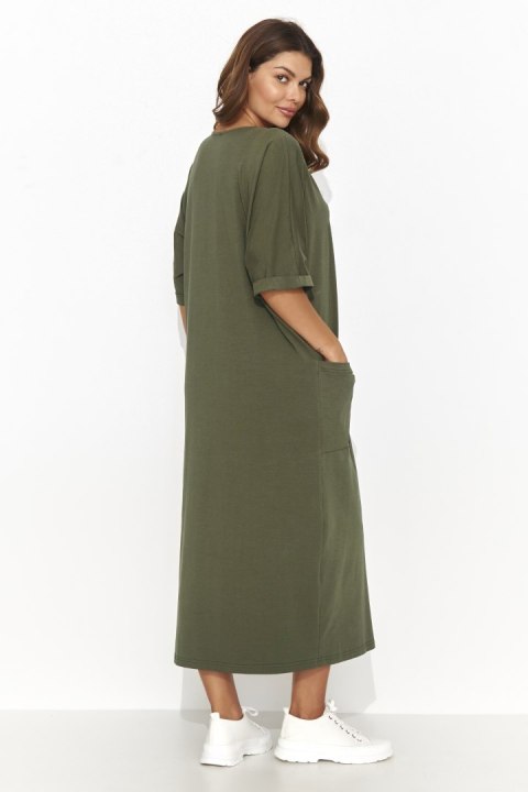 Sukienka Model NU473 Khaki - Numinou Sukienka Model NU473 Khaki - Numinou