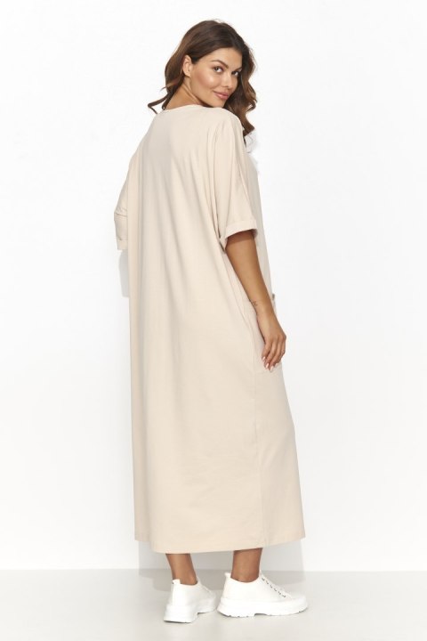 Sukienka Model NU473 Light Beige - Numinou Sukienka Model NU473 Light Beige - Numinou