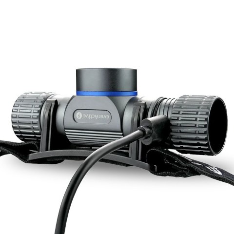 Latarka czołowa LED HL-1100R force IPX4 USB-C EverActive Latarka czołowa LED HL-1100R force IPX4 USB-C EverActive