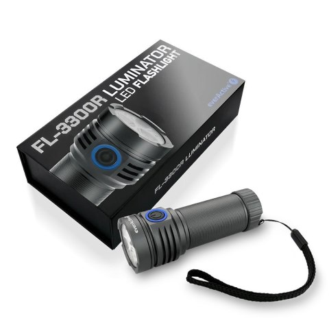 Latarka ręczna diodowa LED Luminator FL-3300R IPX4 USB-C EverActive Latarka ręczna diodowa LED Luminator FL-3300R IPX4 USB-C EverActive