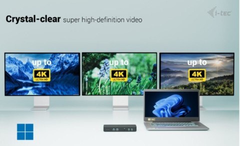 Stacja dokująca USB-C Intelligent Triple Display Docking Station Power Delivery 100W