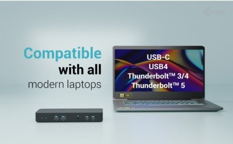 Stacja dokująca USB-C Intelligent Triple Display Docking Station Power Delivery 100W