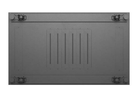 Szafa instalacyjna rack stojąca 19" 22U 600x1000 czarna drzwi przeszkolne ( flat pack) Lanberg