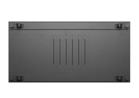 Szafa instalacyjna rack stojąca 19" 22U 600x1200 czarna drzwi przeszklone (flat pack) Lanberg