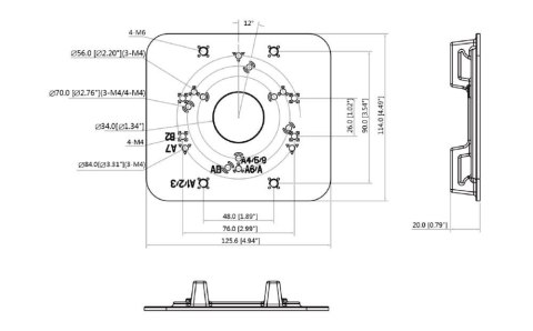 Adapter PFA152-E puszka Dahua