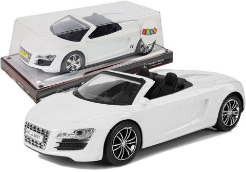LEAN Toys Autko z Napędem Frykcyjnym Kabriolet Białe 1:18