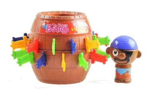 LEAN Toys Gra Ukłuj Pirata Wyskakujący Pirat 24 Sztylety