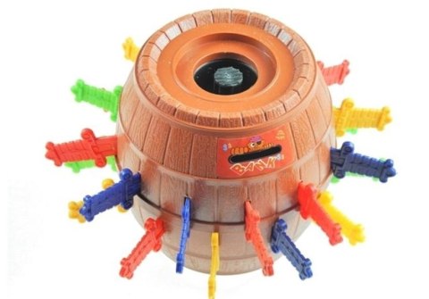 LEAN Toys Gra Ukłuj Pirata Wyskakujący Pirat 24 Sztylety