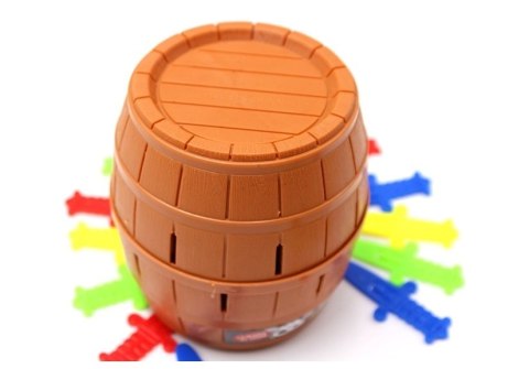 LEAN Toys Gra Ukłuj Pirata Wyskakujący Pirat 24 Sztylety