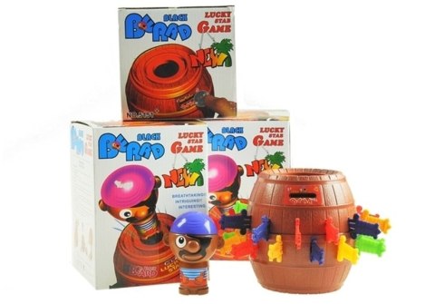 LEAN Toys Gra Ukłuj Pirata Wyskakujący Pirat 24 Sztylety