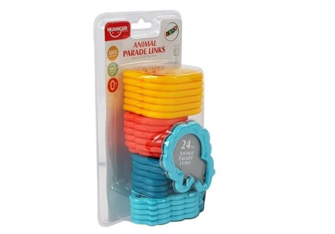 LEAN Toys Kształty Sensoryczne Zwierzątka Łańcuszek dla Niemowlaka LEAN Toys Kształty Sensoryczne Zwierzątka Łańcuszek dla Niemowlaka