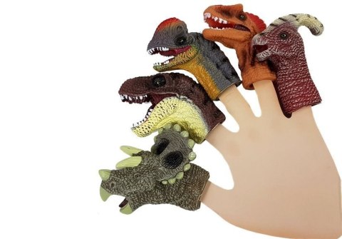 LEAN Toys Nakładki na Palce Dinozaury 5 elementów