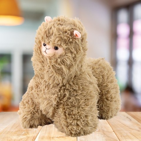 LEAN Toys Pluszowa Maskotka Przytulanka Lama Beżowa 40 x 40cm LEAN Toys Pluszowa Maskotka Przytulanka Lama Beżowa 40 x 40cm