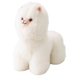 LEAN Toys Pluszowa Maskotka Przytulanka Lama Biała 40 x 40cm