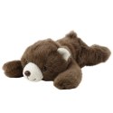 LEAN Toys Pluszowa Maskotka Przytulanka Leżący Niedźwiedź Brązowy 30cm