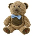 LEAN Toys Pluszowa Maskotka Przytulanka Miś Niebieska Mucha Jasnobrązowy 30cm