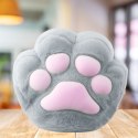 LEAN Toys Pluszowa Poduszka Przytulanka Z Kieszenią Na Ręce Ogrzewacz Szara 40cm