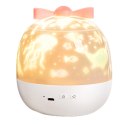 LEAN Toys Projektor Gwiazd Dla Dzieci Lampka Nocna 6 Wymiennych Projekcji