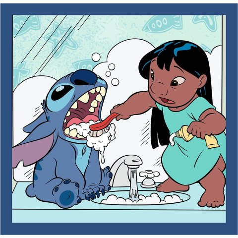 Trefl Puzzle Puzzla 3w1 - Czas ze Stitchem Lilo and Stitch Trefl 34896