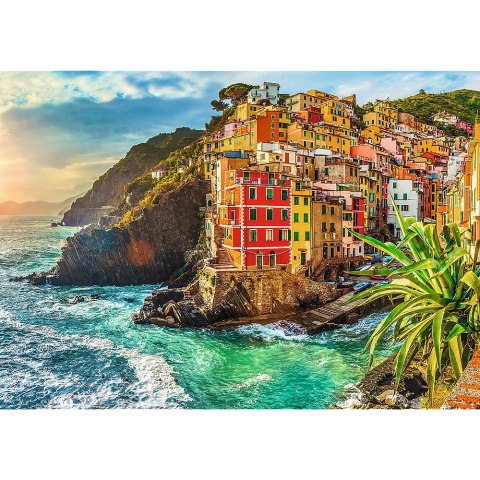 Puzzle - 1000 Premium Plus - Miasteczko Riomaggiore - Włochy - Trefl 10855