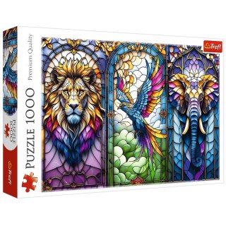 Puzzle - 1000 - Witraż: Zwierzęta - Trefl 10957