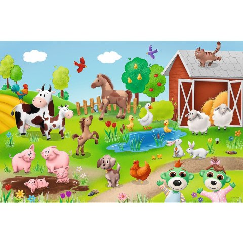 Puzzle - 24 maxi - Zwierzęta - Trefl 14372