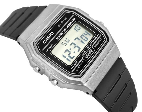 Zegarek Męski CASIO F-91WM-1BDF + BOX