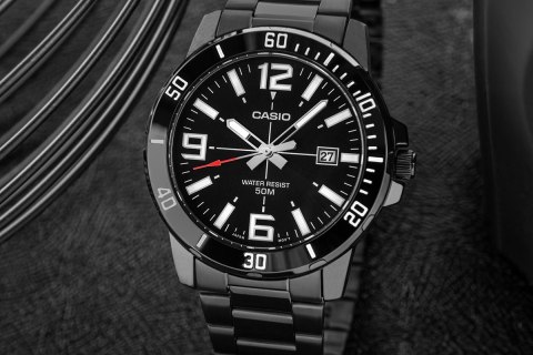 Zegarek Męski CASIO MTP-VD01B-1BVUDF + BOX