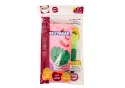 LEAN TOYS Książeczka Miękka Warzywa Szeleszcząca Piszcząca Kolorowa Dla Niemowląt