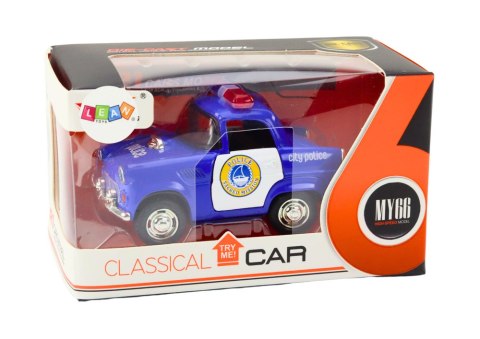 LEAN Toys Autko Policyjne Klasyczne 1:38 Napęd Światła Dźwięki Niebieski LEAN Toys Autko Policyjne Klasyczne 1:38 Napęd Światła Dźwięki Niebieski