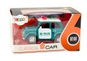 LEAN Toys Autko Policyjne Klasyczne 1:38 Napęd Światła Dźwięki Zielony