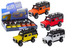 LEAN Toys Autko Terenowe 1:32 Światła Dźwięki Napęd Otwierane Drzwi Metalowy