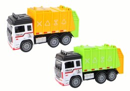 LEAN Toys Auto Śmieciarka Ciężarówka Przyczepa 2 Kolory