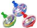LEAN Toys Bączek Do Kręcenia Zabawka Kolory Diody LED Muzyka